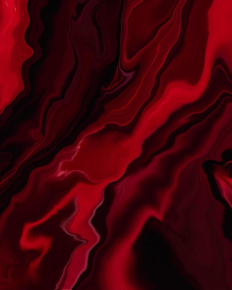 colección de textura de mármol en rojo oscuro. patrón suave en retrato para crear un hermoso diseño. líquido que fluye abstracto para un proyecto creativo. foto