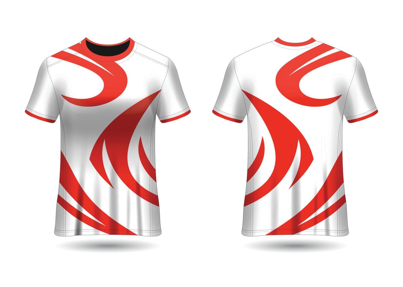 Plantilla de diseño de camiseta de carreras deportivas para vector de uniformes de equipo