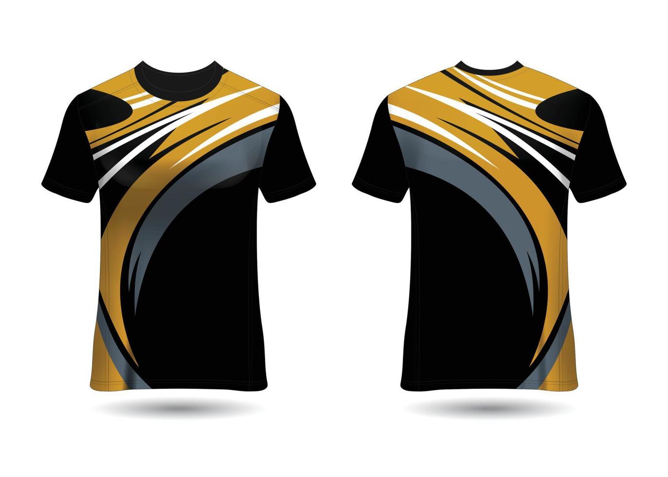 Sports Racing  Jersey Design Template for Team Uniforms Vector