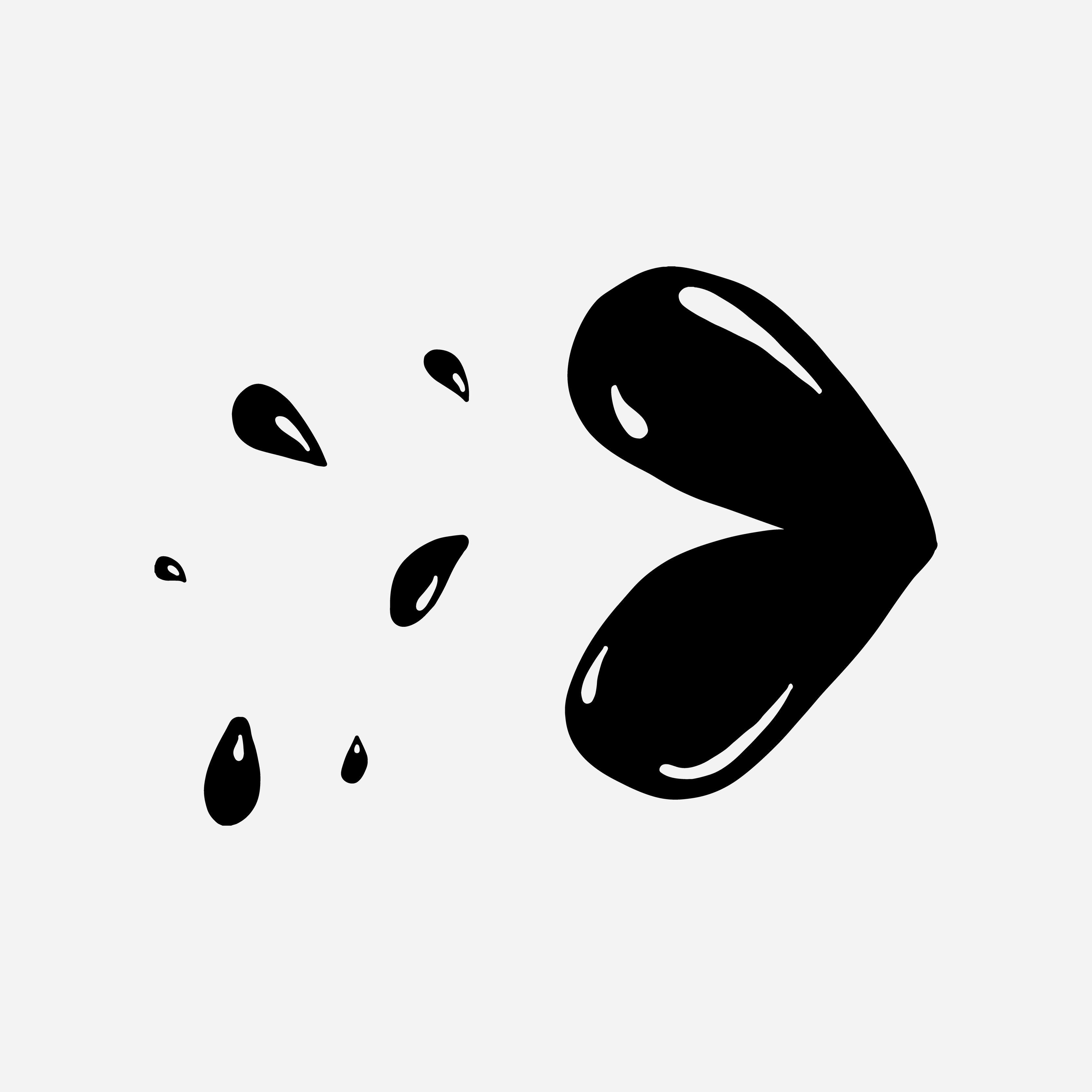 Spitting mouth, man spits during a conversation, hand drawn vector