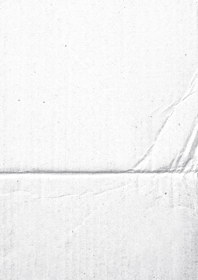 folded paper for poster texture. Blank white crumpled and wrinkled paper template for background. paper full of dust for overlay photo