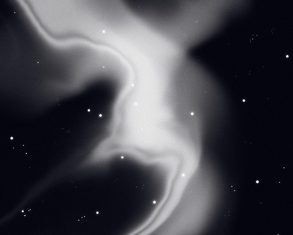 Fondo de espacio abstracto con decoraciones blancas granuladas y estrelladas. una situación de cielo nocturno en el espacio ultraterrestre. hermosa ilustración de fondo para el diseño creativo. foto