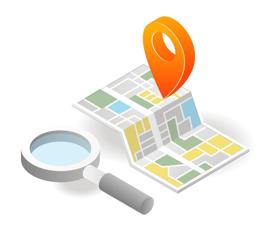 Location search on map vector