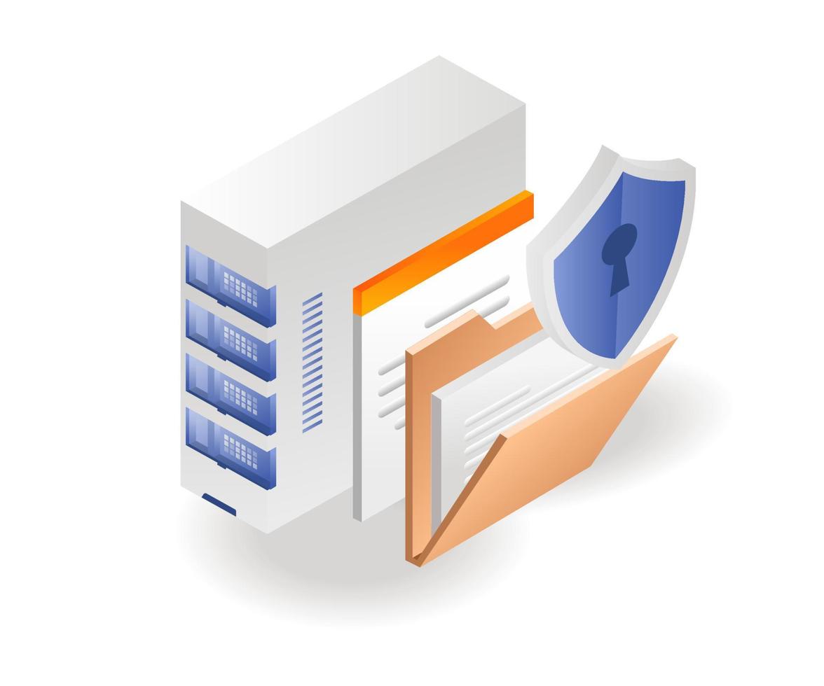 Server data security vector