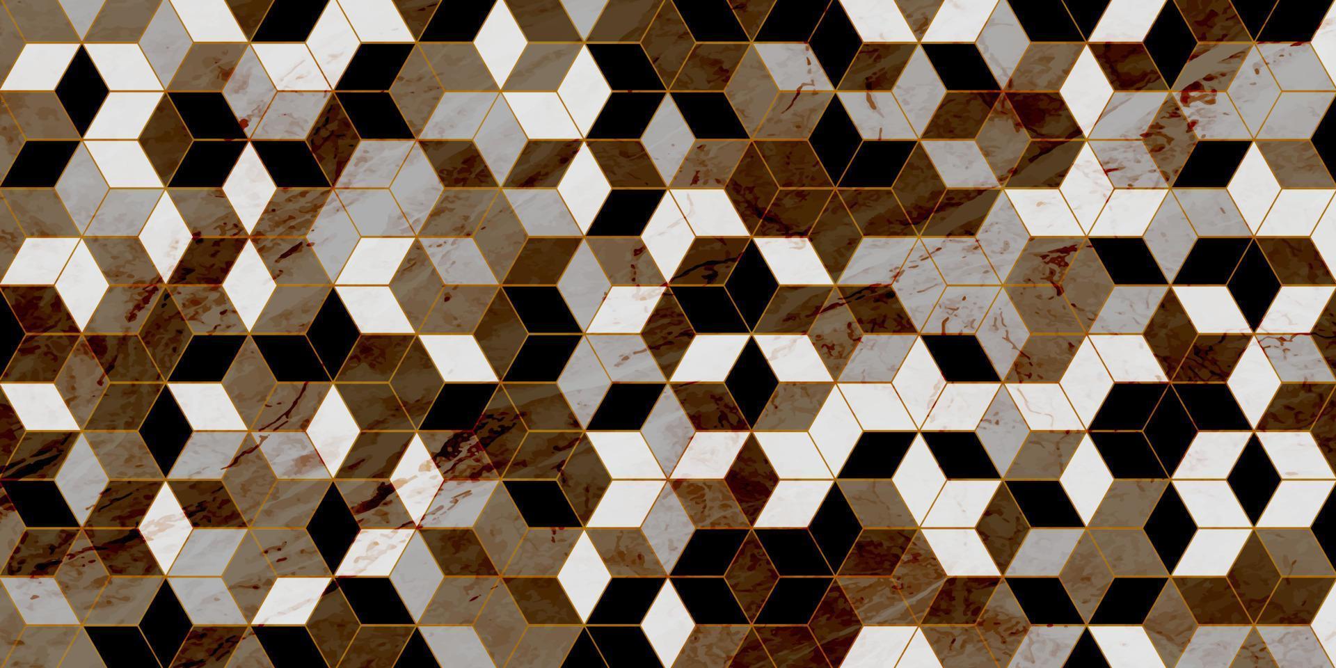Geometric pattern grunge background polygonal shape vector