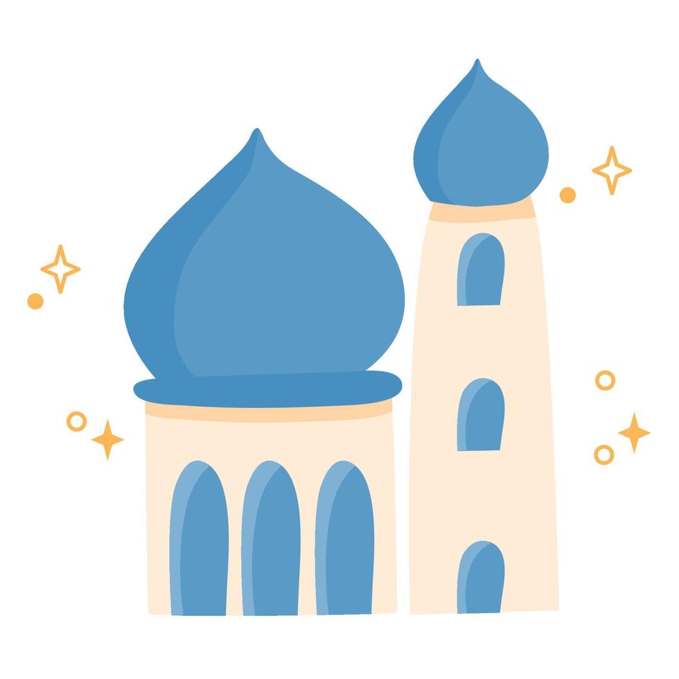 mosque cute vector