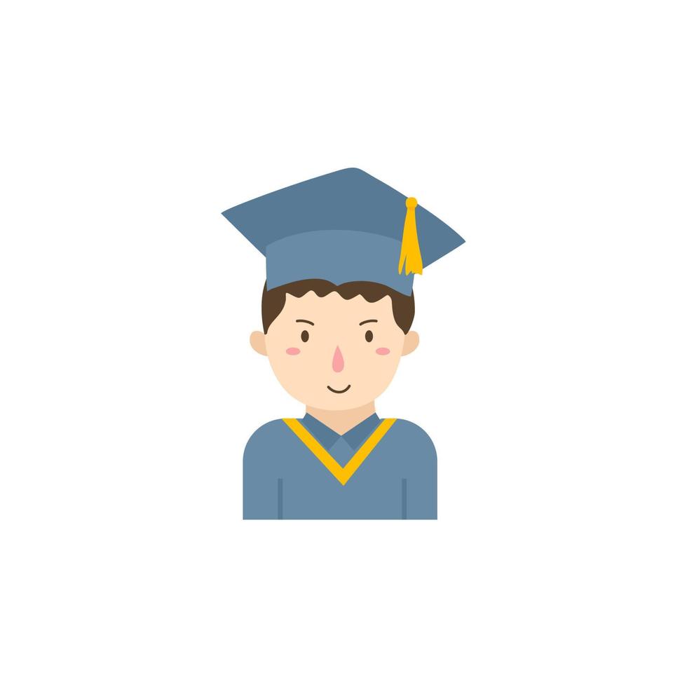 Happy graduation character vector