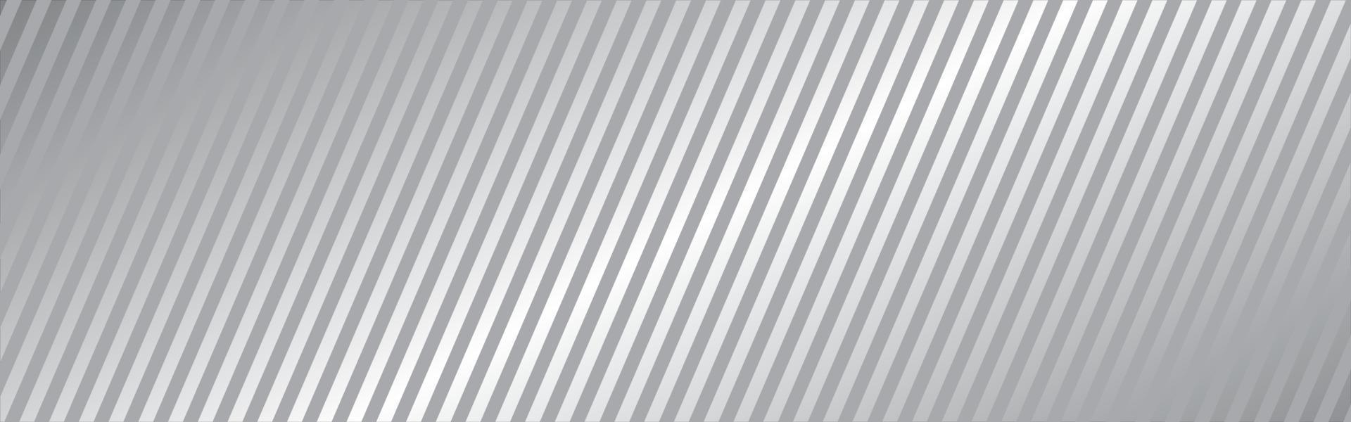 Diagonal line long background. White stripe texture. Gray straight design element. Abstract neutral banner. Fabric material decoration. Dynamic lines concept. Cover template. Vector illustration