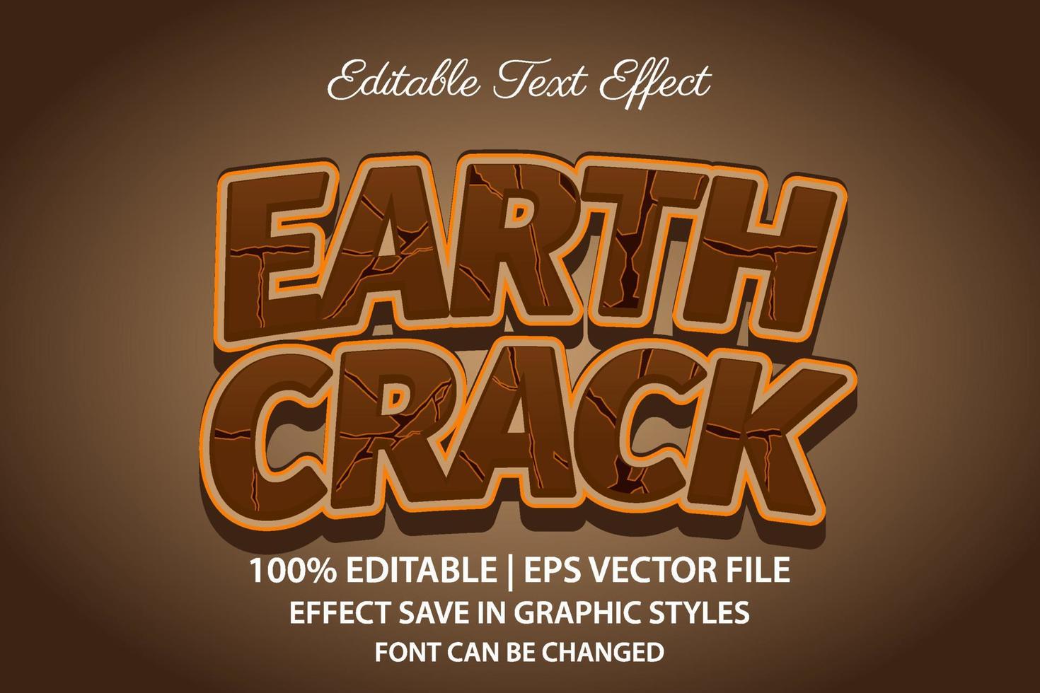 Efecto de texto editable 3d vector