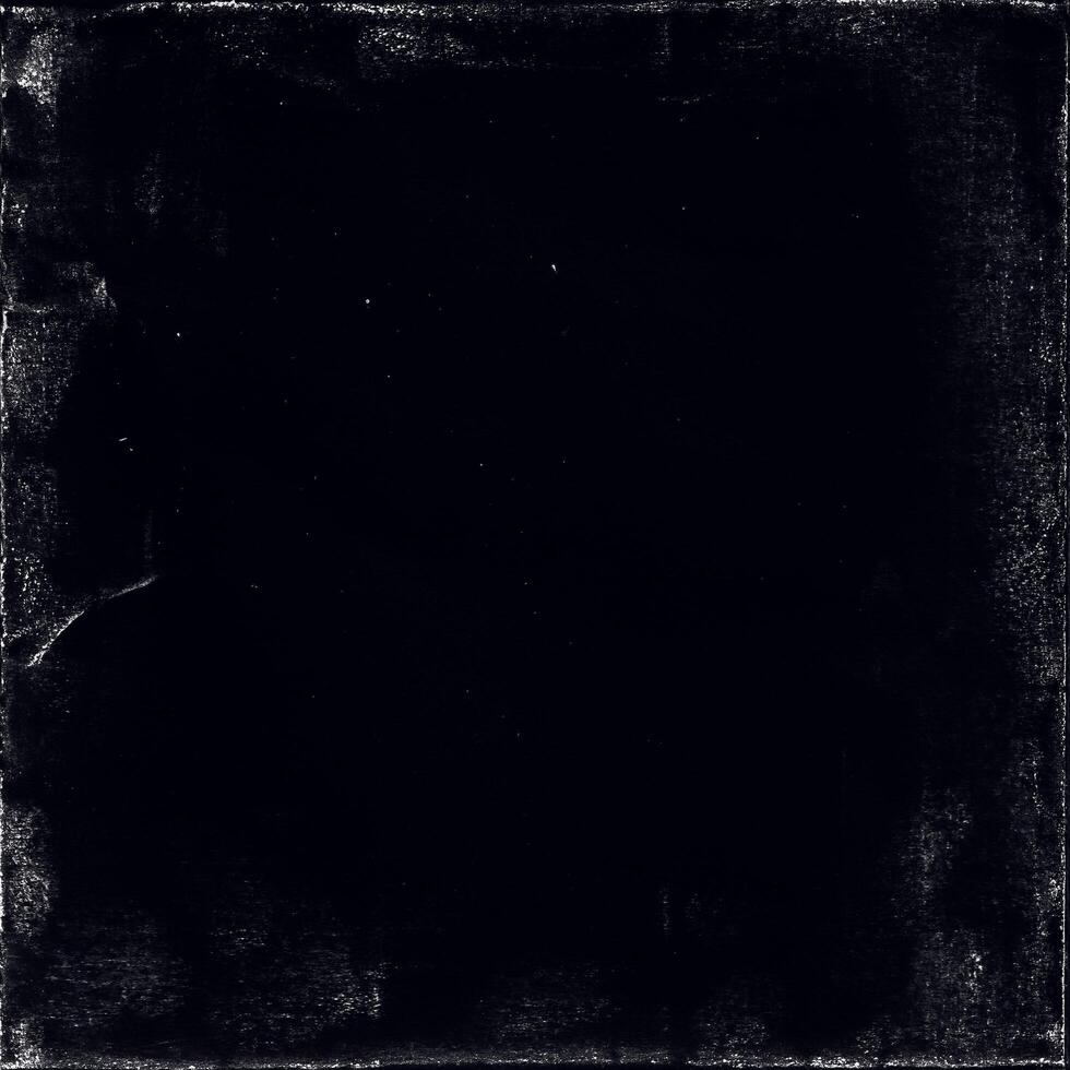 old paper texture in square frame for cover art. grungy frame in black background. can be used to replicate the aged and worn look for your creative design. photo