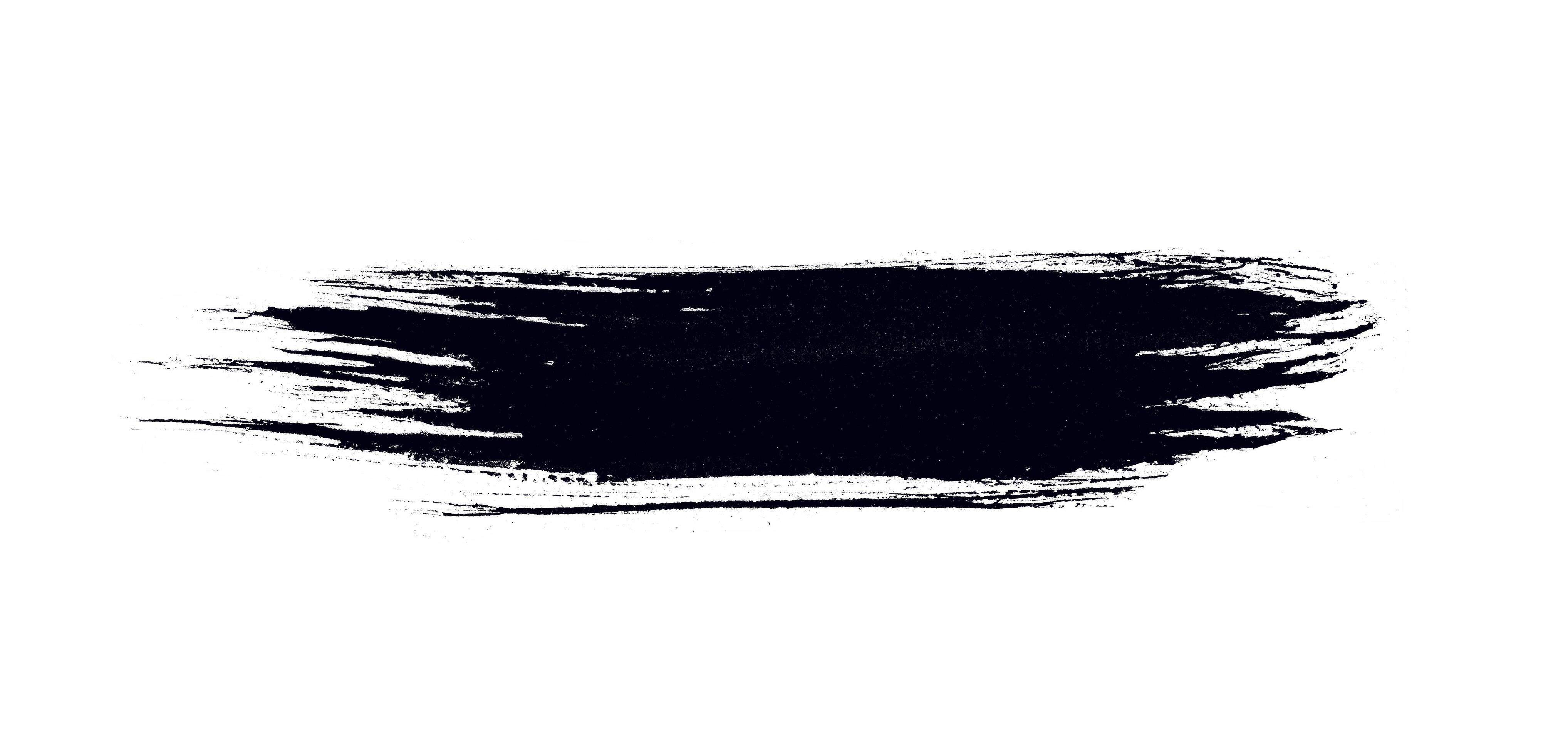single paint ink scratch isolated on white background. grungy blank