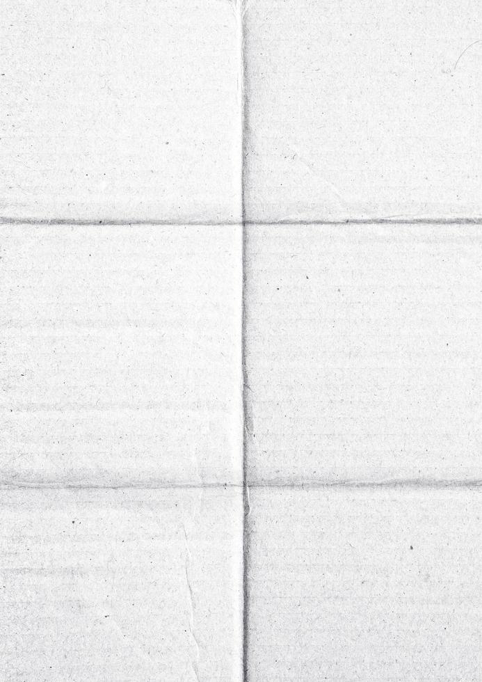 folded paper for poster texture. Blank white crumpled and wrinkled paper template for background. paper full of dust for overlay photo