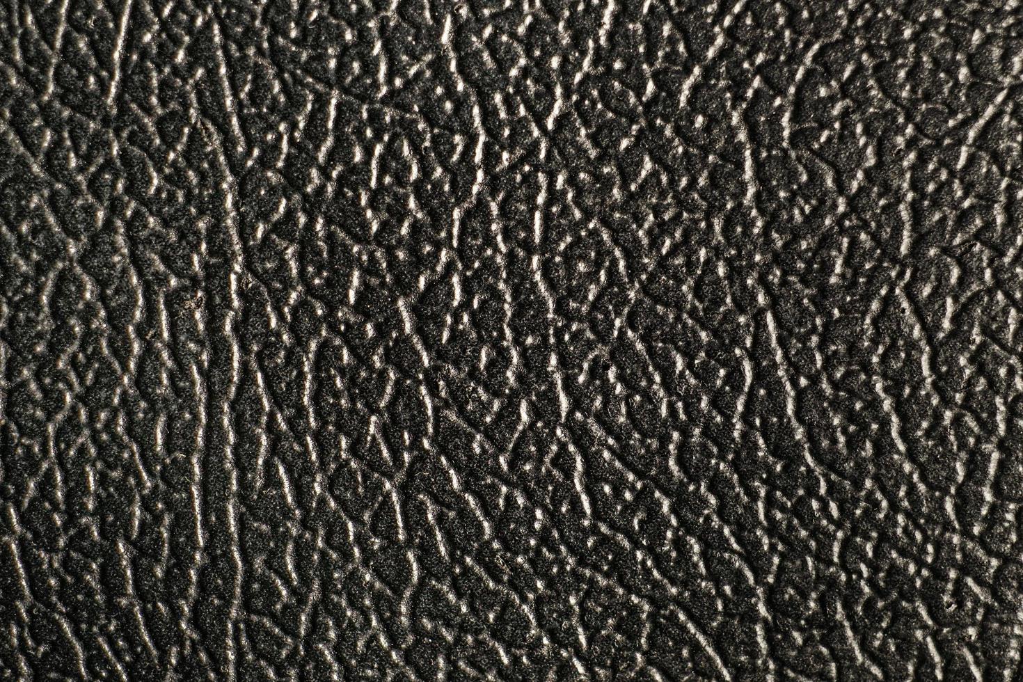 la textura de cuero artificial en negro para una colección de patrones de fondo. un gráfico de elementos detallado para un diseño creativo. foto