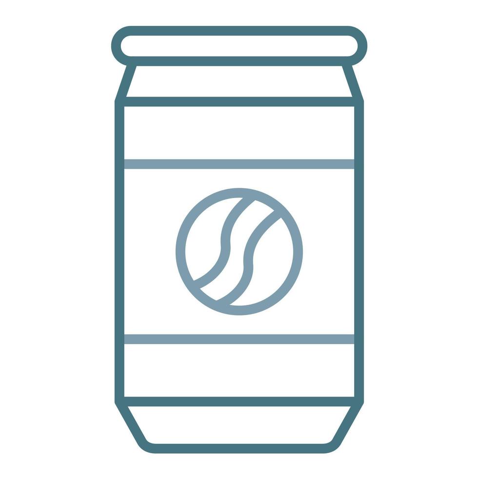 Cola Line Two Color Icon vector