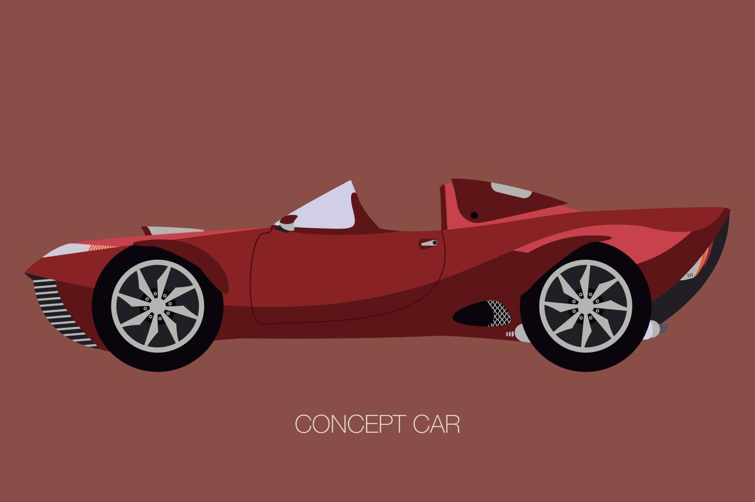 super car vector