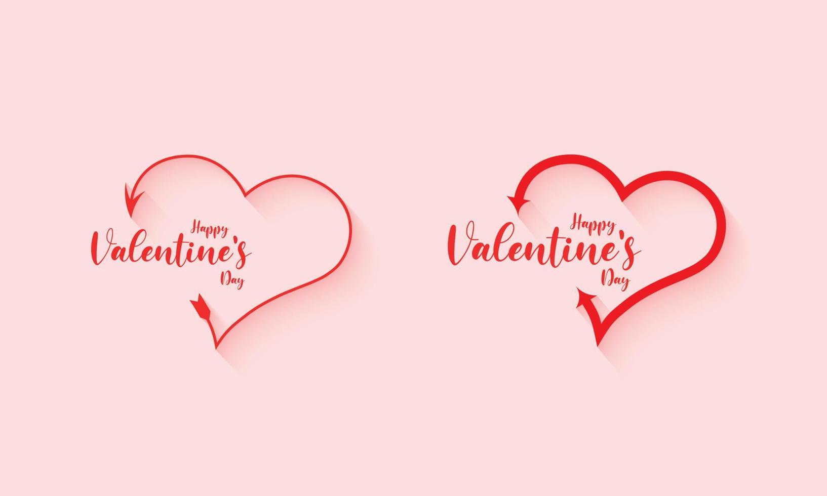 valentines day wishing art part five vector