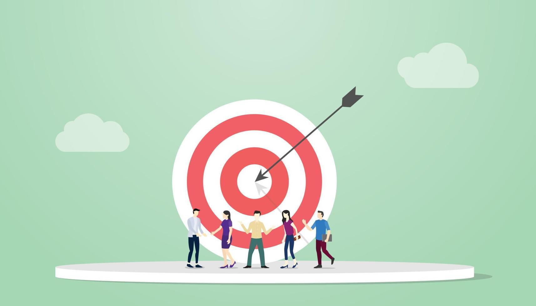 focus group discussion concept with people and goals target as