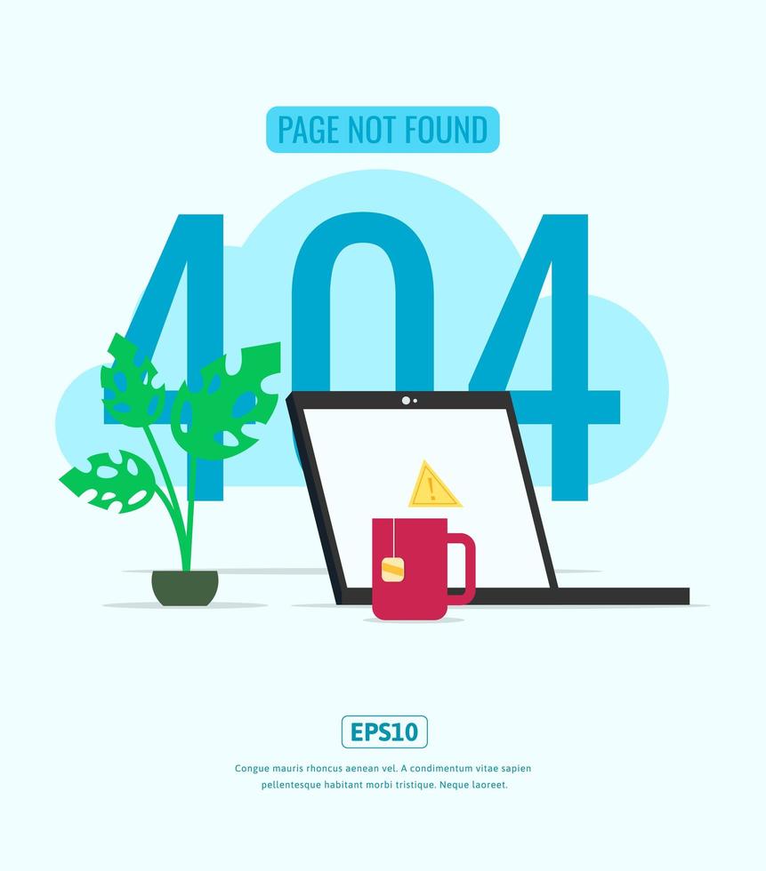 Flat Illustration, Server Error, Server Maintenance, can be used for web, app, infographic, etc vector