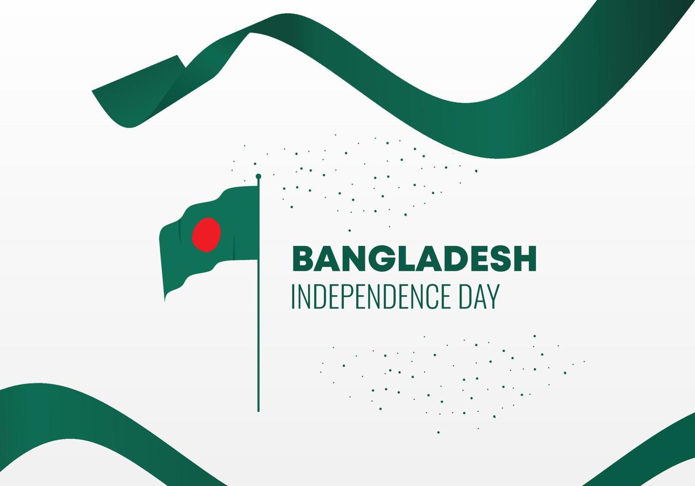 Fondo del día de la independencia de Bangladesh el 26 de marzo. vector
