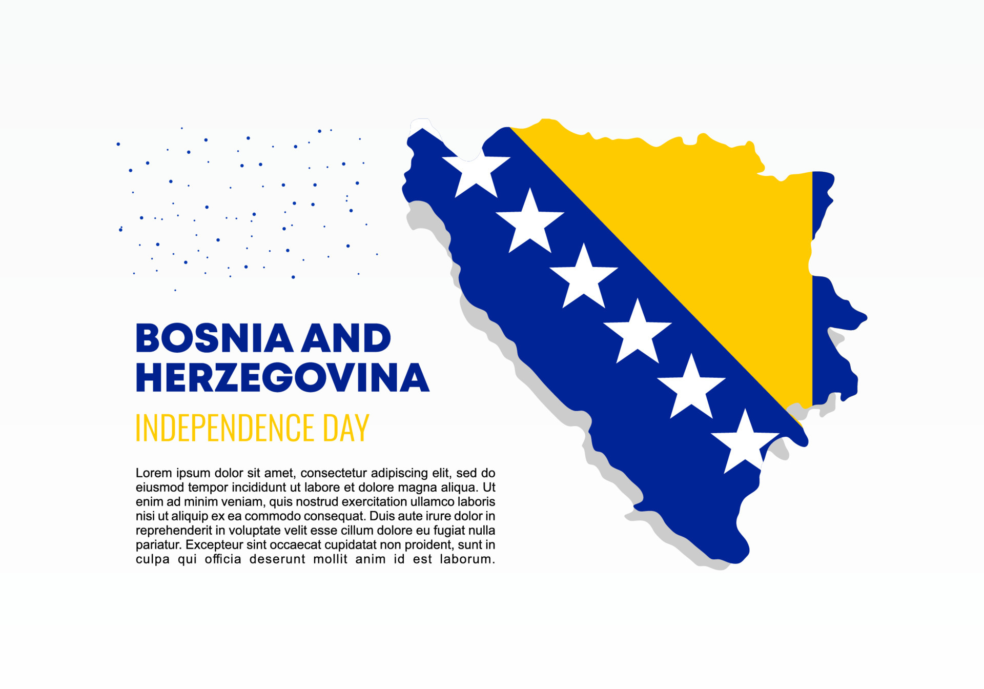 Bosnia Herzegovina independence day background on March 1 st. 4691822