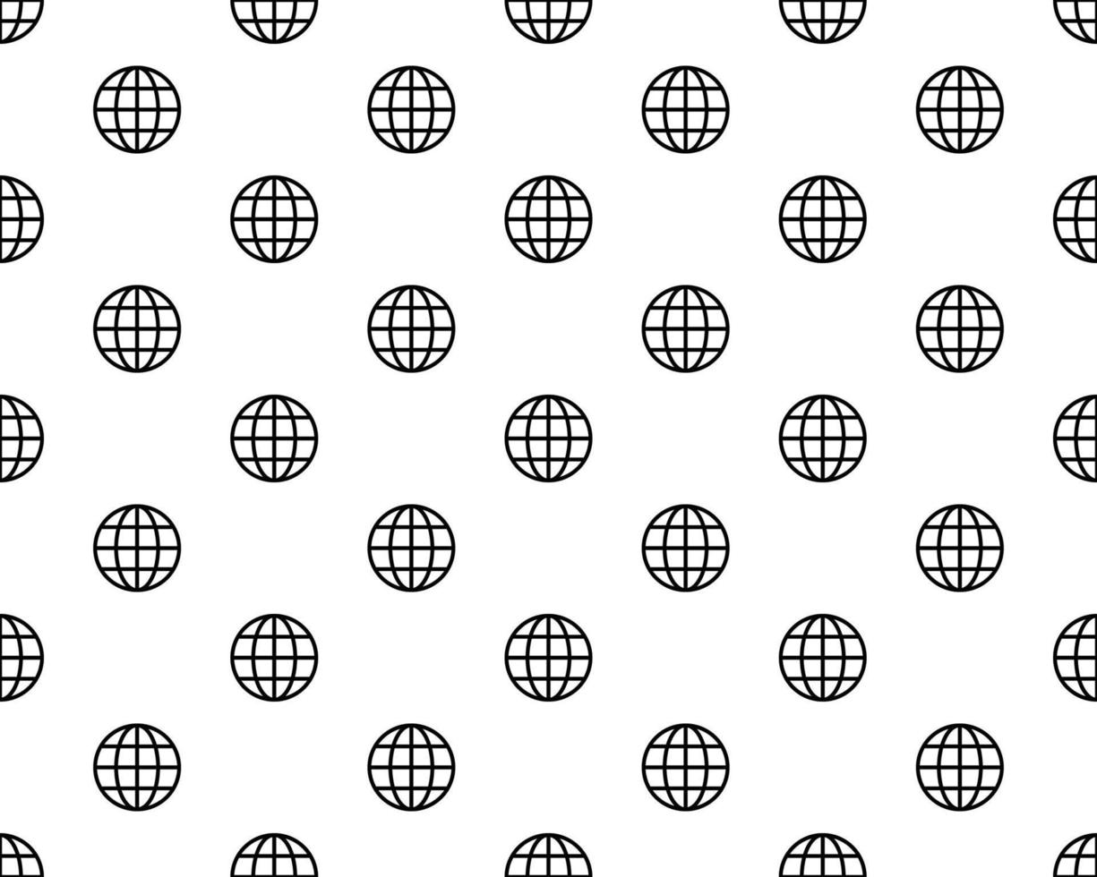 patrón sin fisuras de globo en fondo blanco con mini doodle. ilustración vectorial. vector