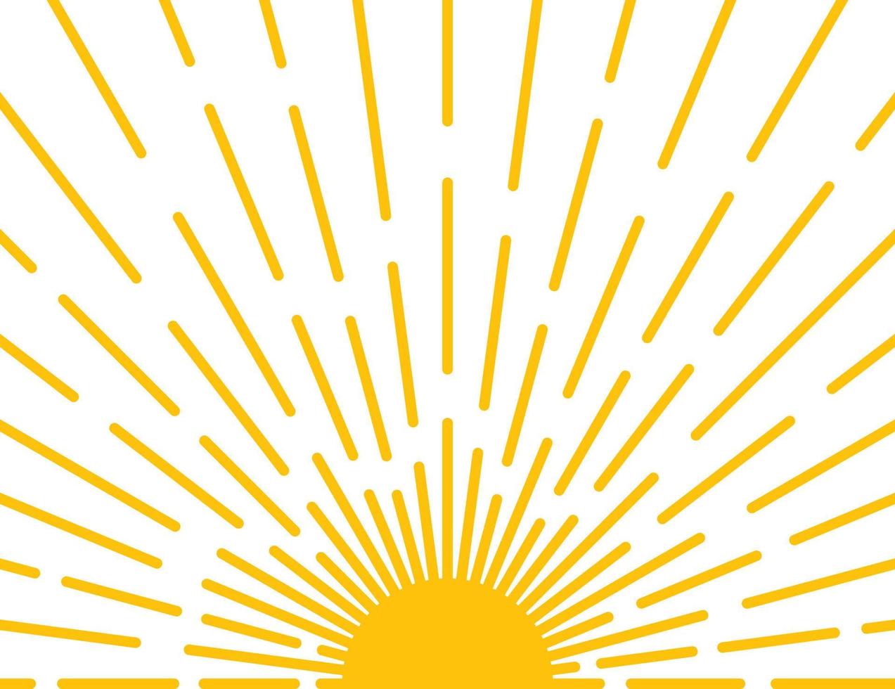 Sun burst yellow icon vector