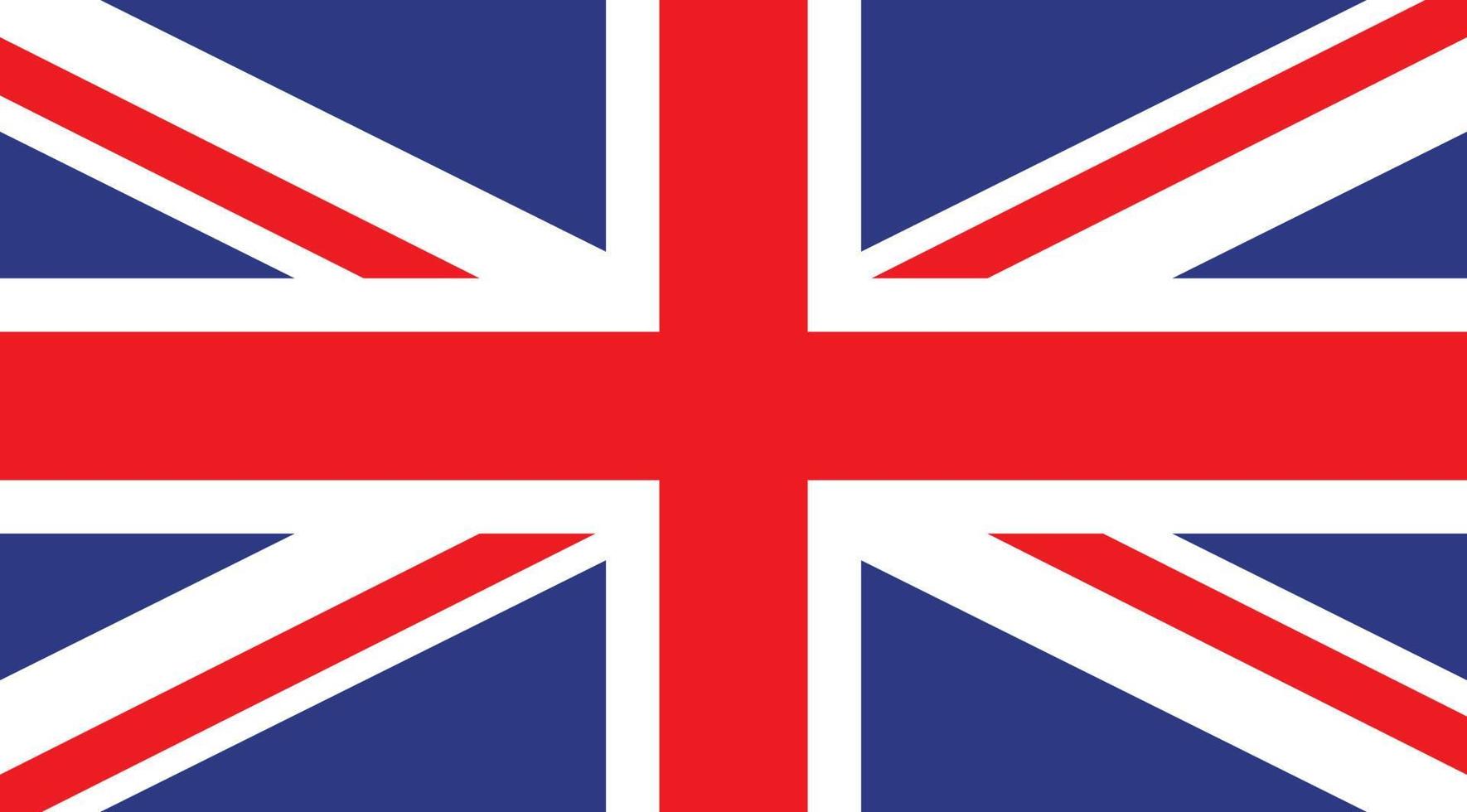 United Kingdom British flag vector