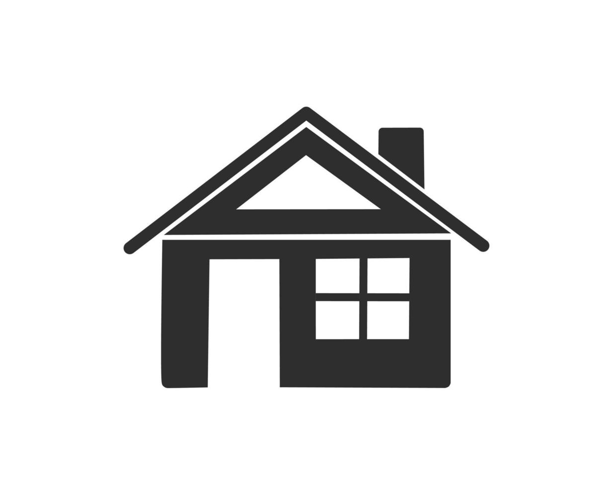 flat design, house icon, free vector