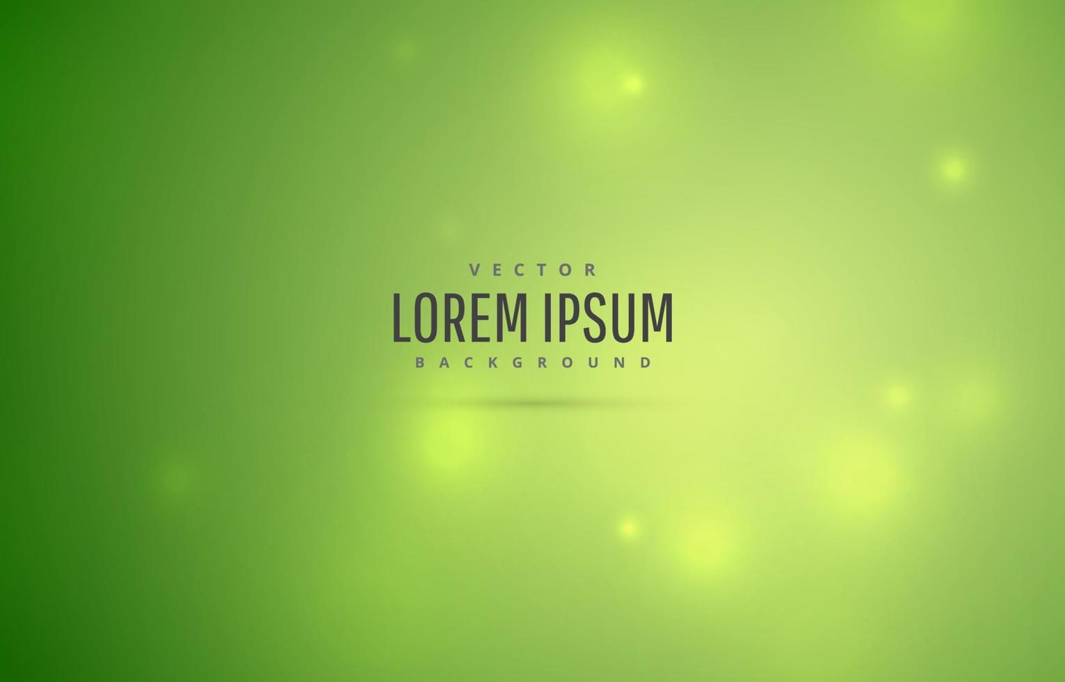 fresh green bokeh background vector