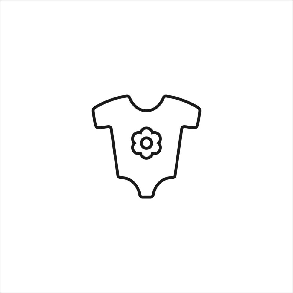 baby and children themed simple line icon vector