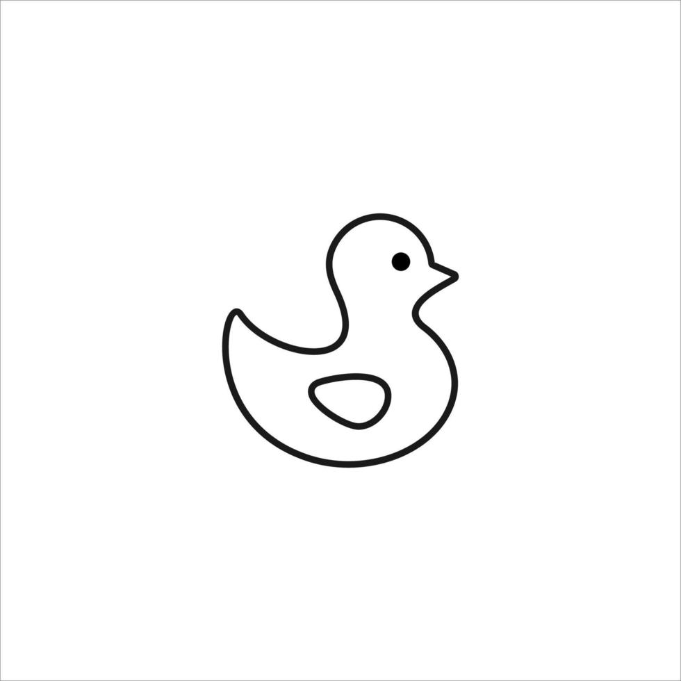 baby and children themed simple line icon vector