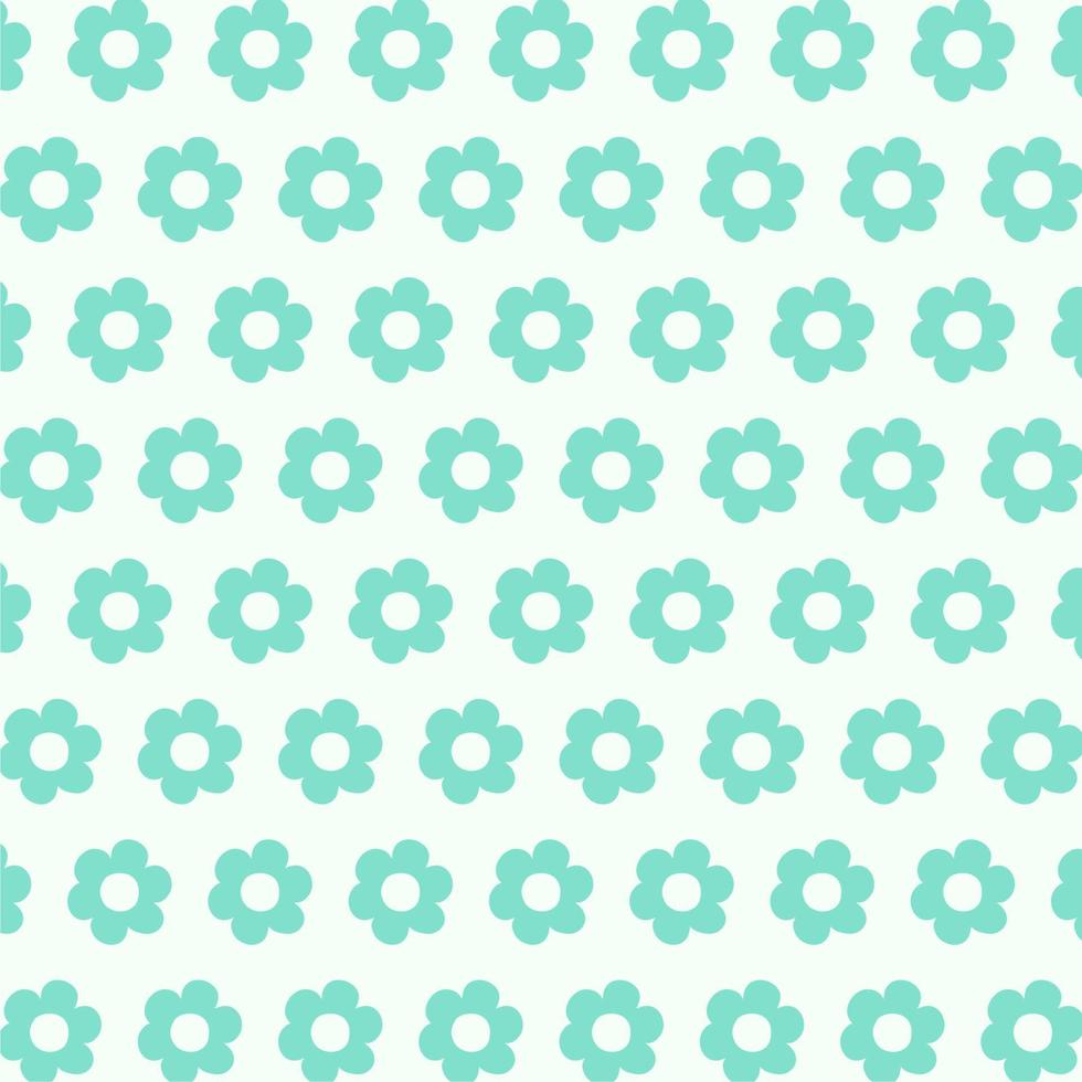 seamless pattern of small white flowers on pink background vector