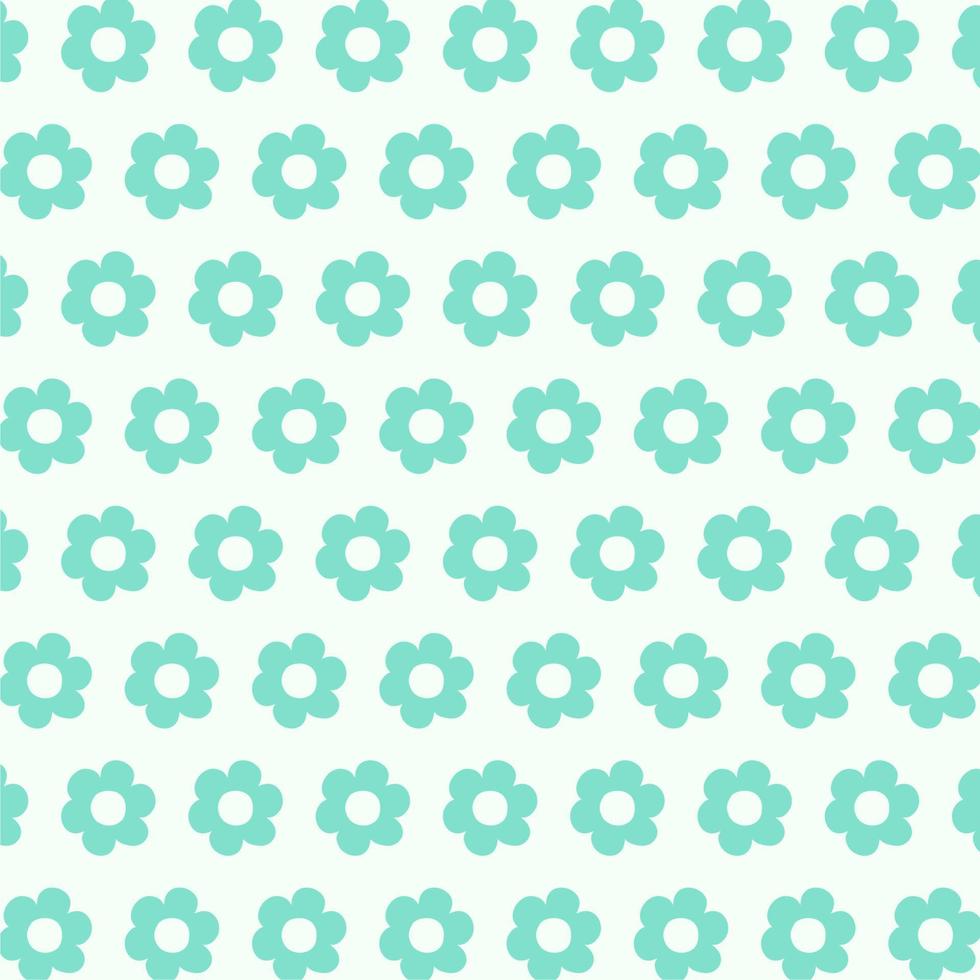 seamless pattern of small white flowers on pink background vector