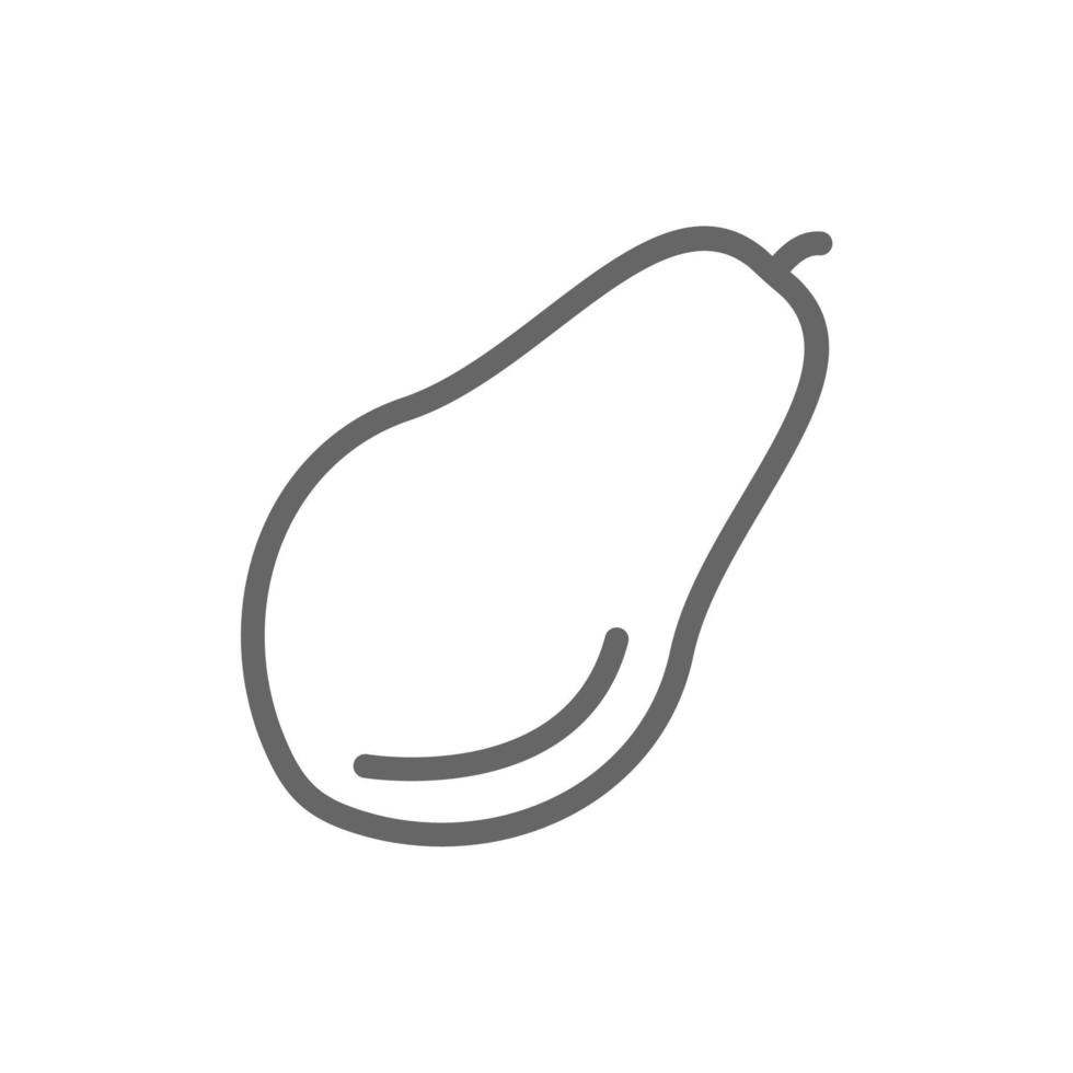 simple fruit icon on white background vector