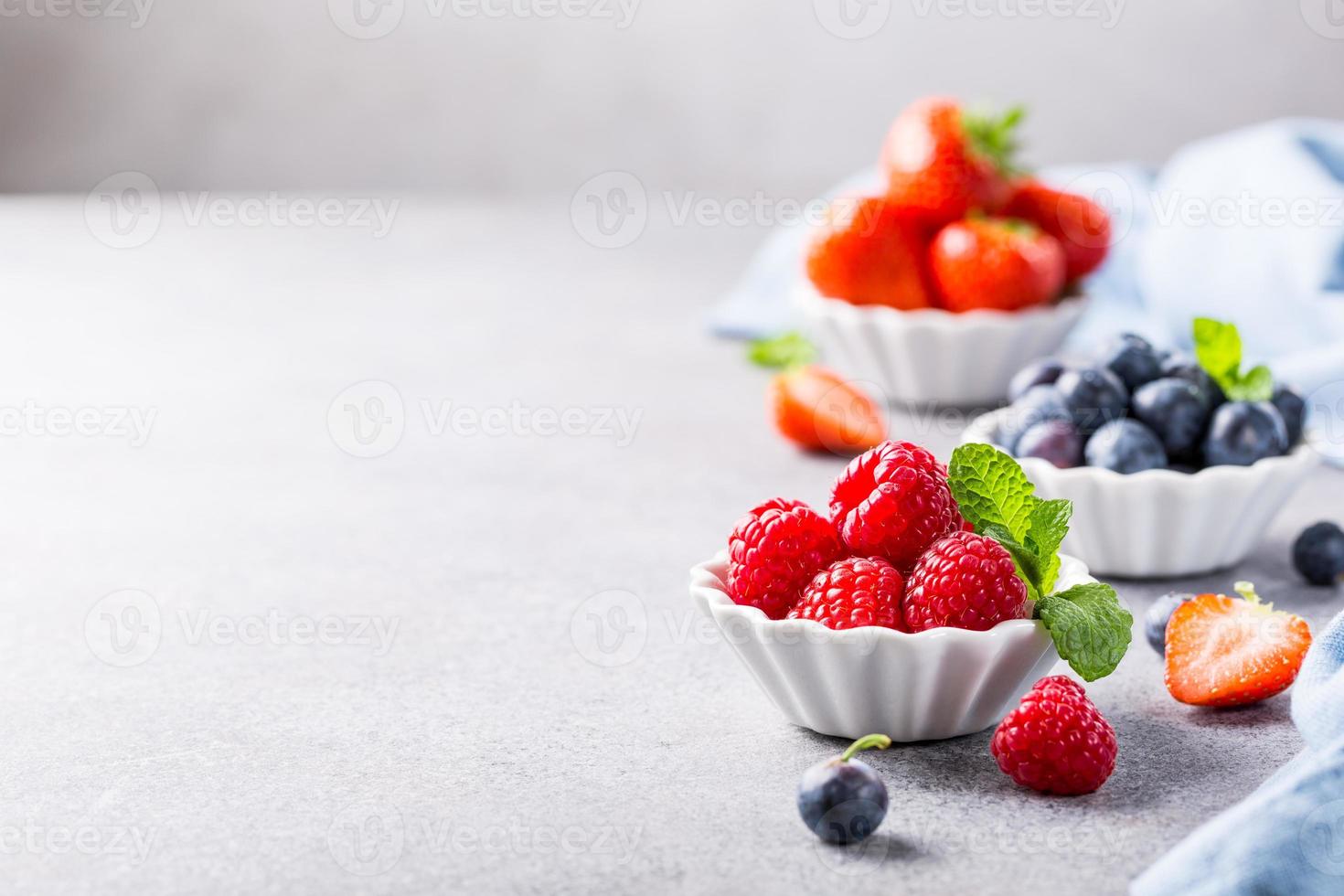 Fresh healthy berries photo