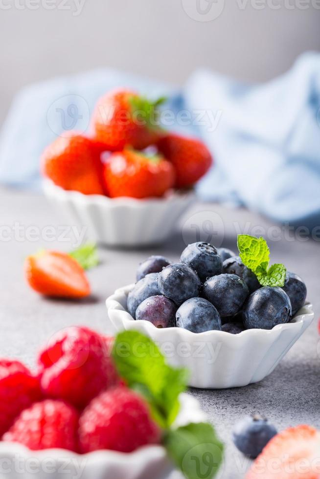 Fresh ripe berries photo