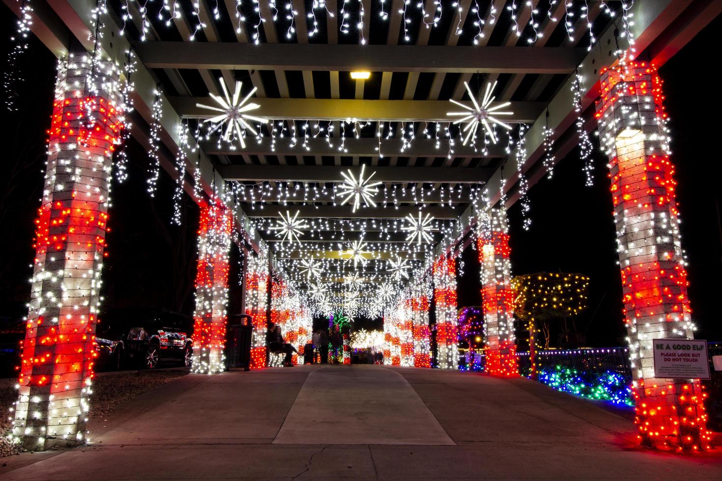 luces de navidad - condado de orange - dic 2018 foto