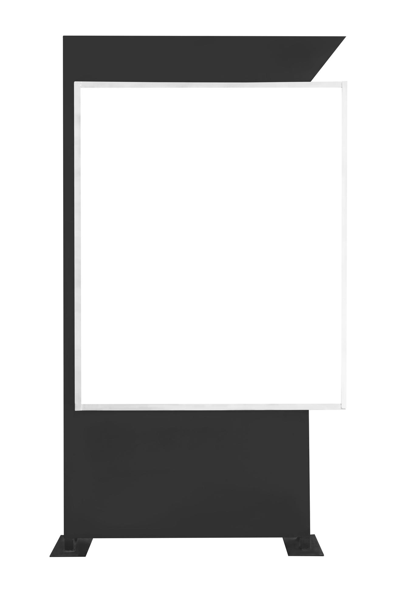 cartelera en blanco negro. foto
