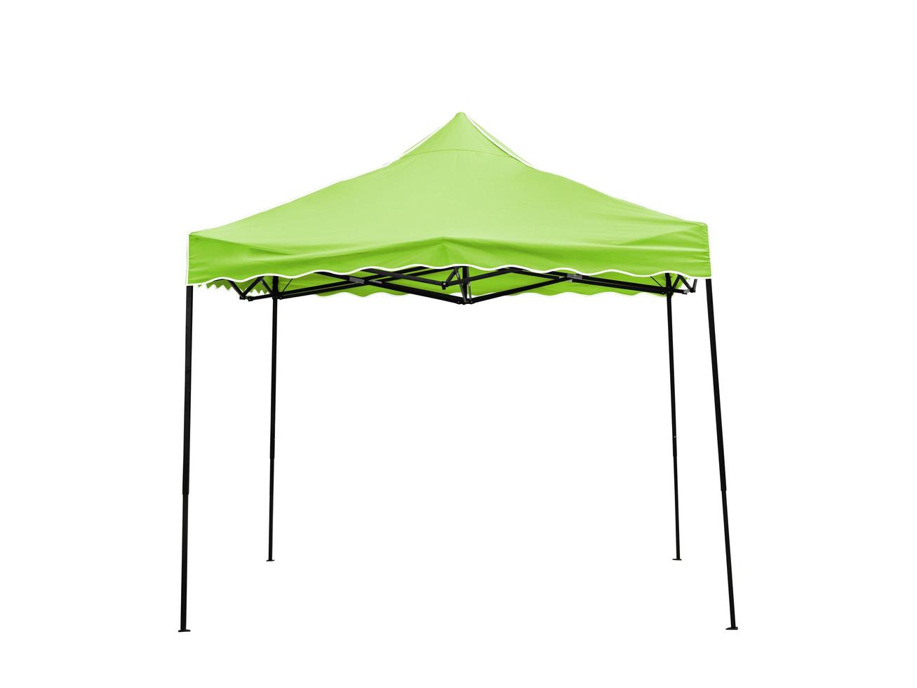 Green rain tent. photo