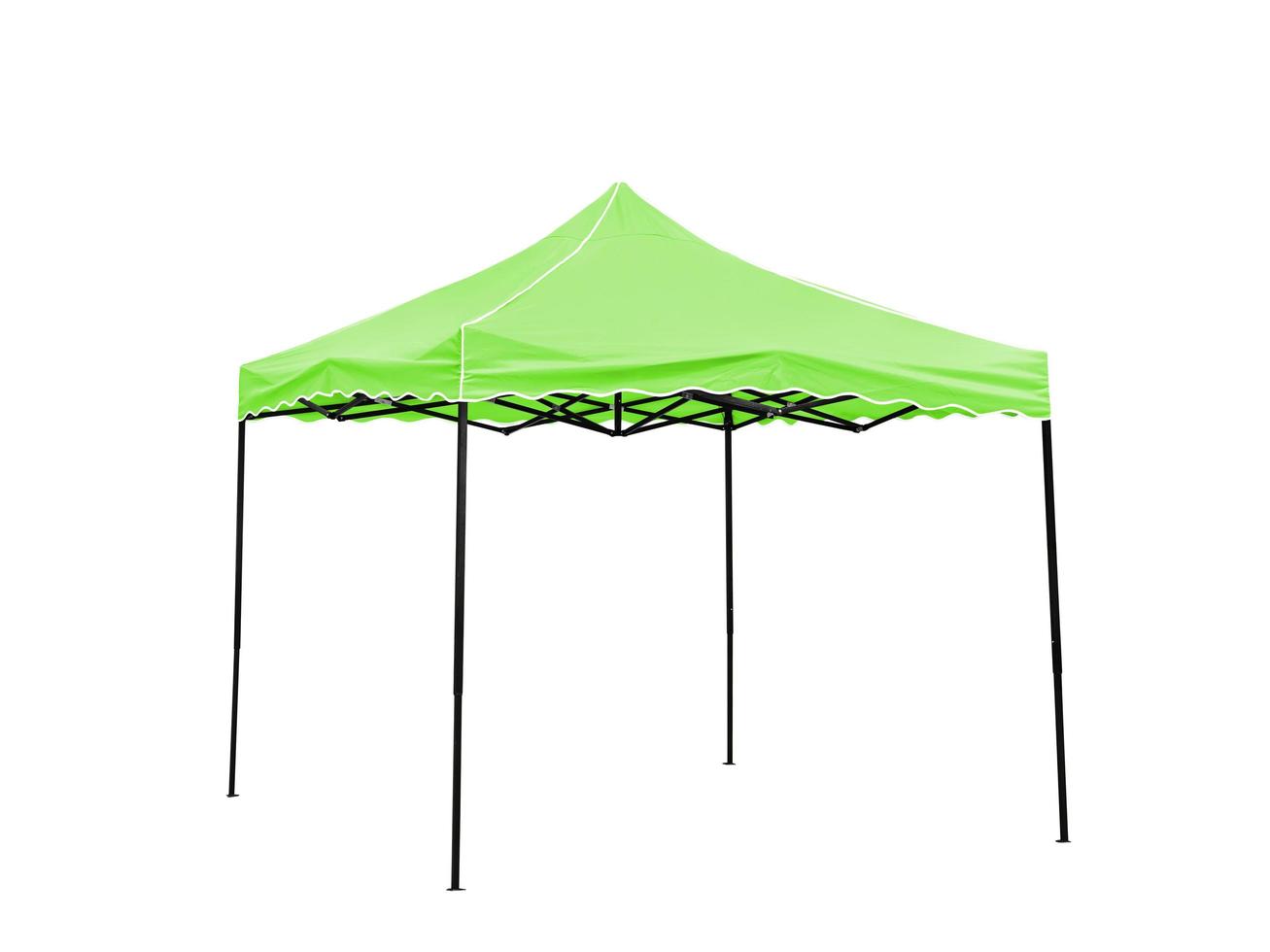 Green rain tent. photo