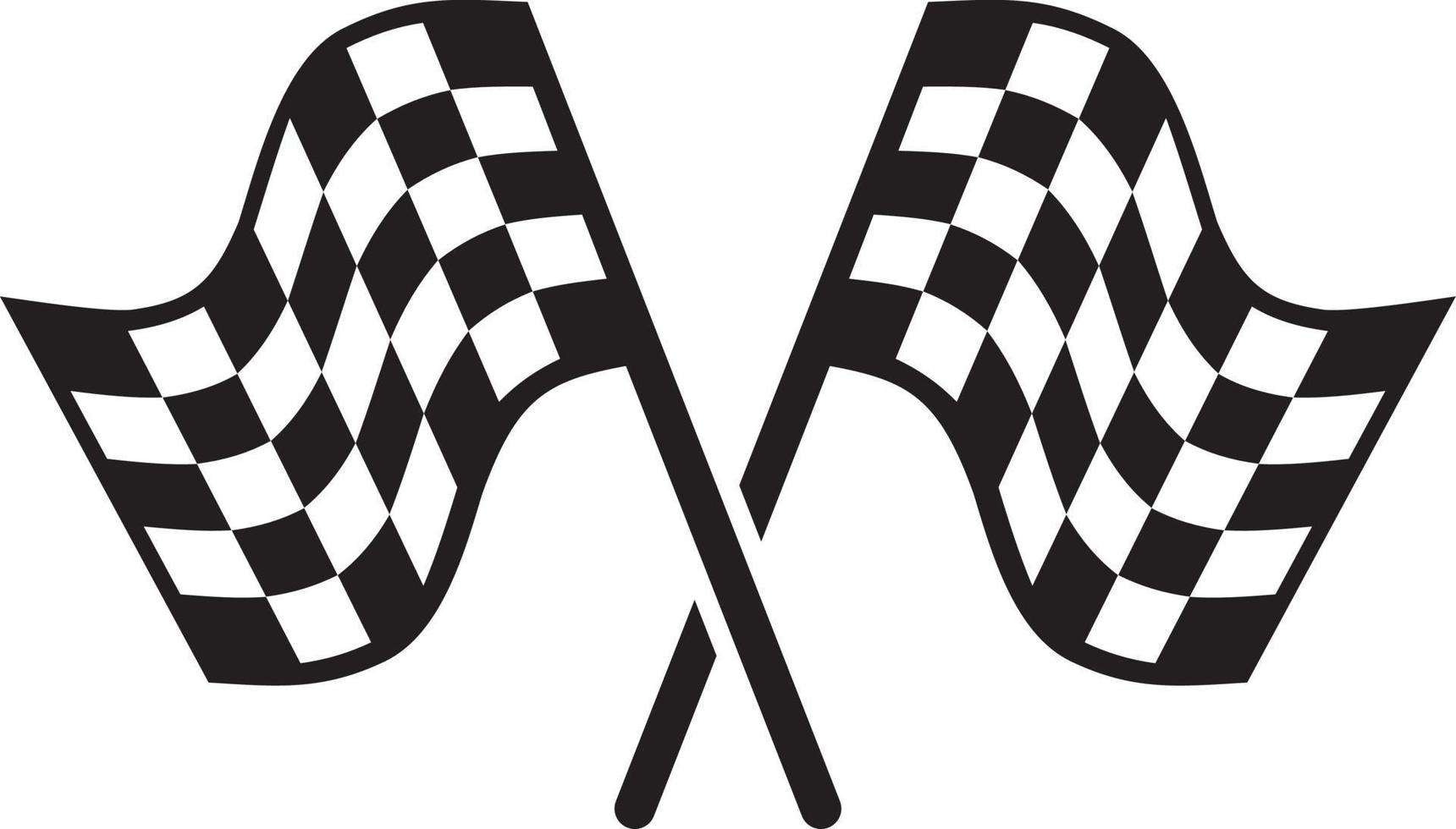vector de bandera de carreras