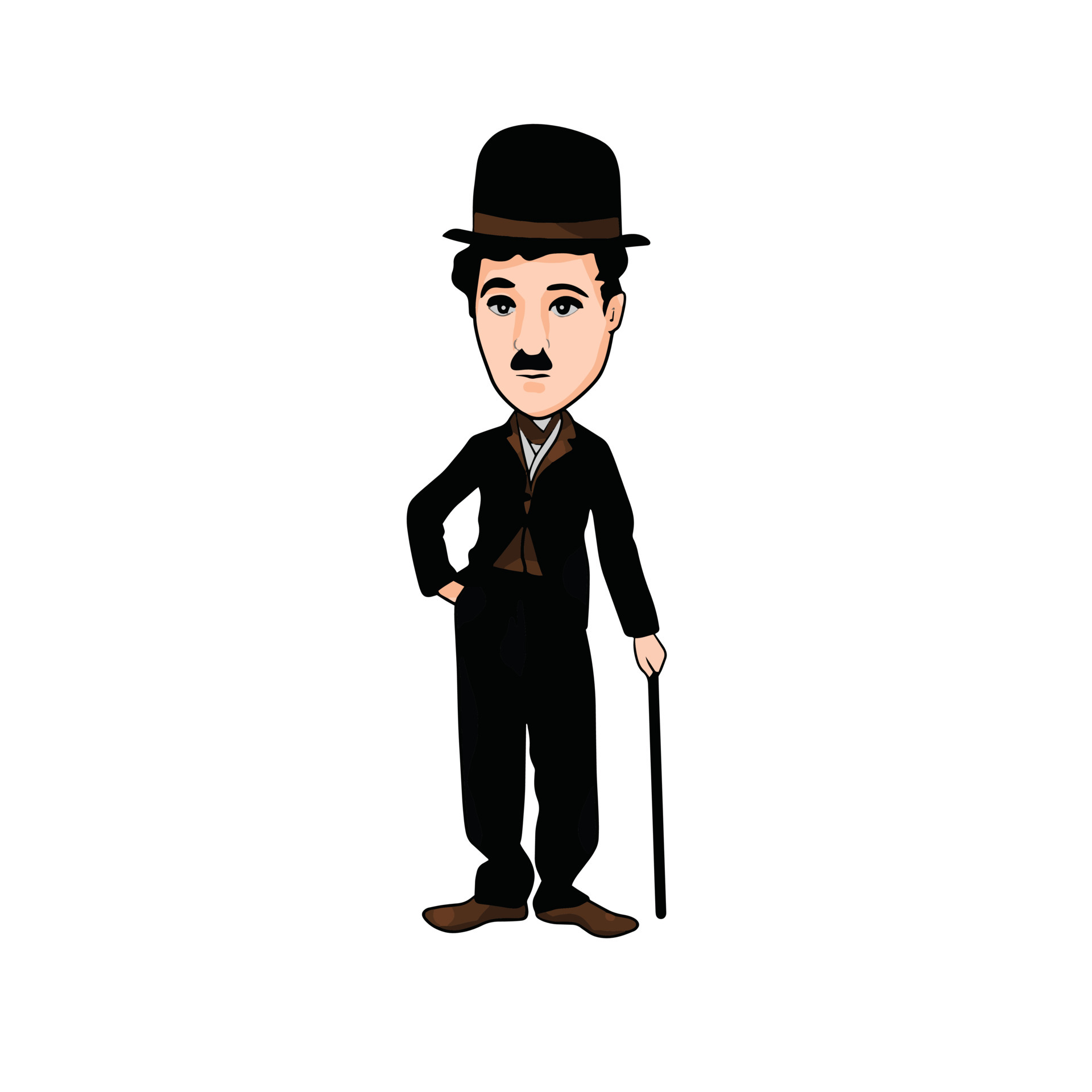 Surakarta, Indonesia , December 3 2021, Charlie Chaplin caricature illustration on white background 4695168 Vector Art at Vecteezy Surakarta, Indonesia , December 3 2021, Charlie Chaplin caricature illustration on white background 4695168 Vector Art at Vecteezy