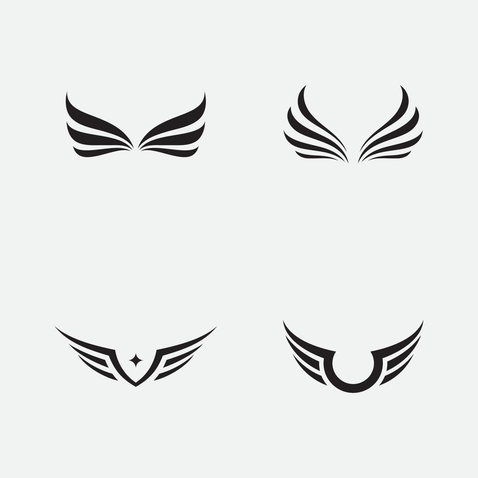 Falcon Wing  Vector Logo Icon Template