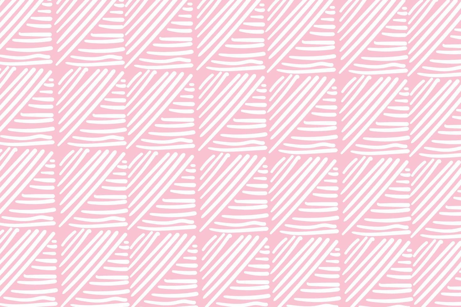 doodle abstract geometric background with line style vector