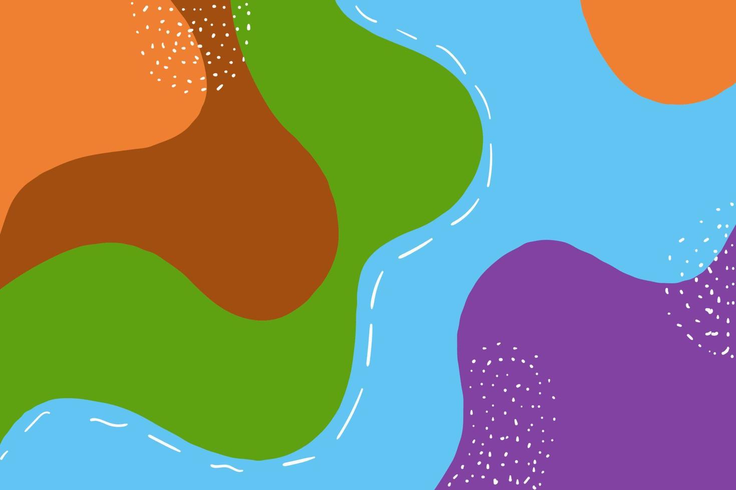hand drawn abstract fun color pattern cartoon texture for doodle geometric background vector