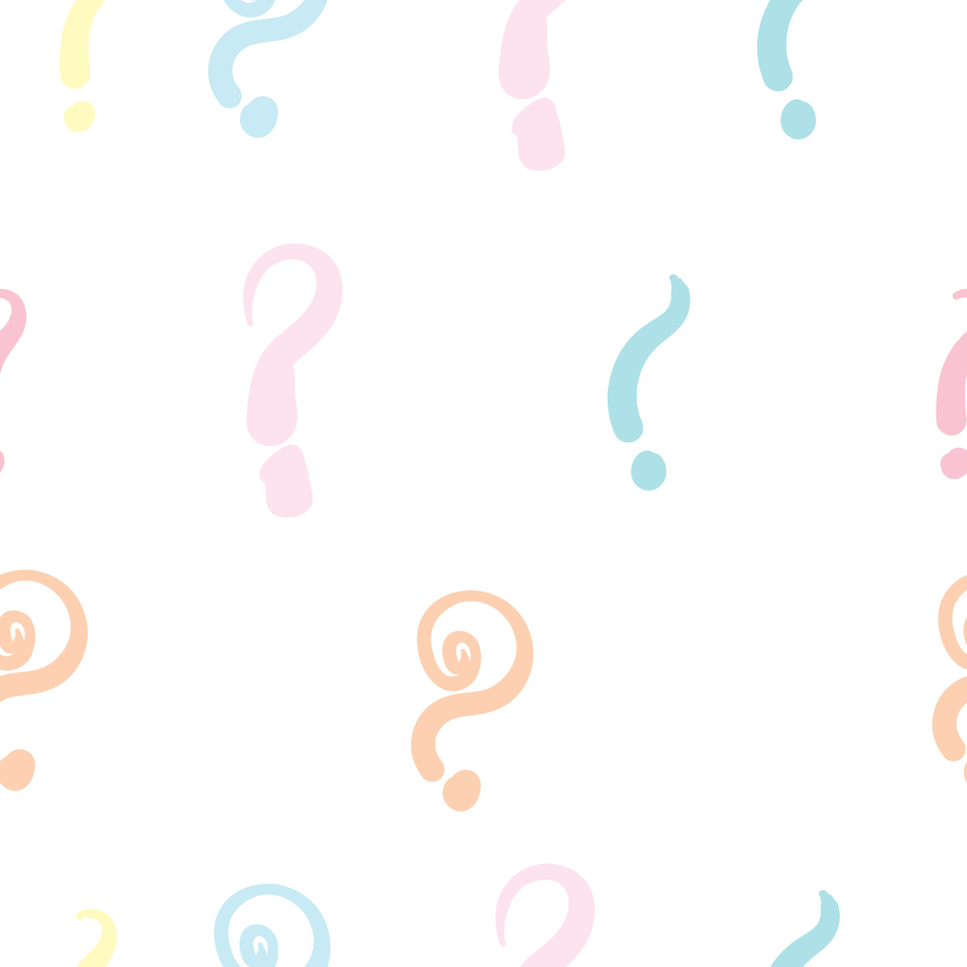 question mark pattern doodle handdrawn style 4695579 Vector Art at Vecteezy