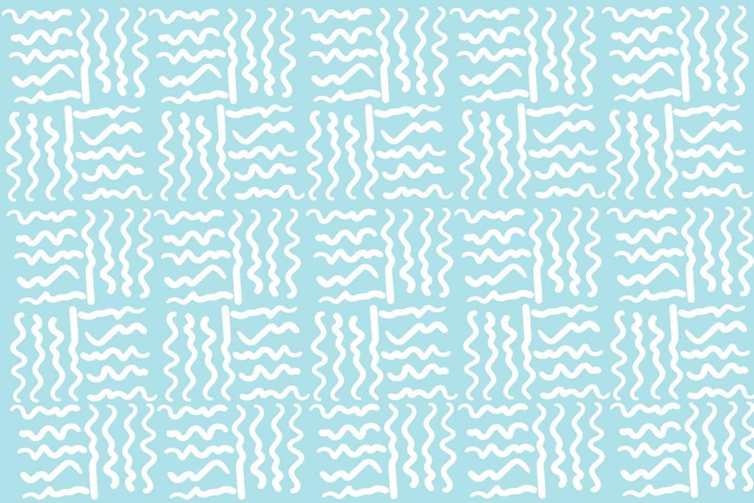 doodle abstract geometric background with line style vector