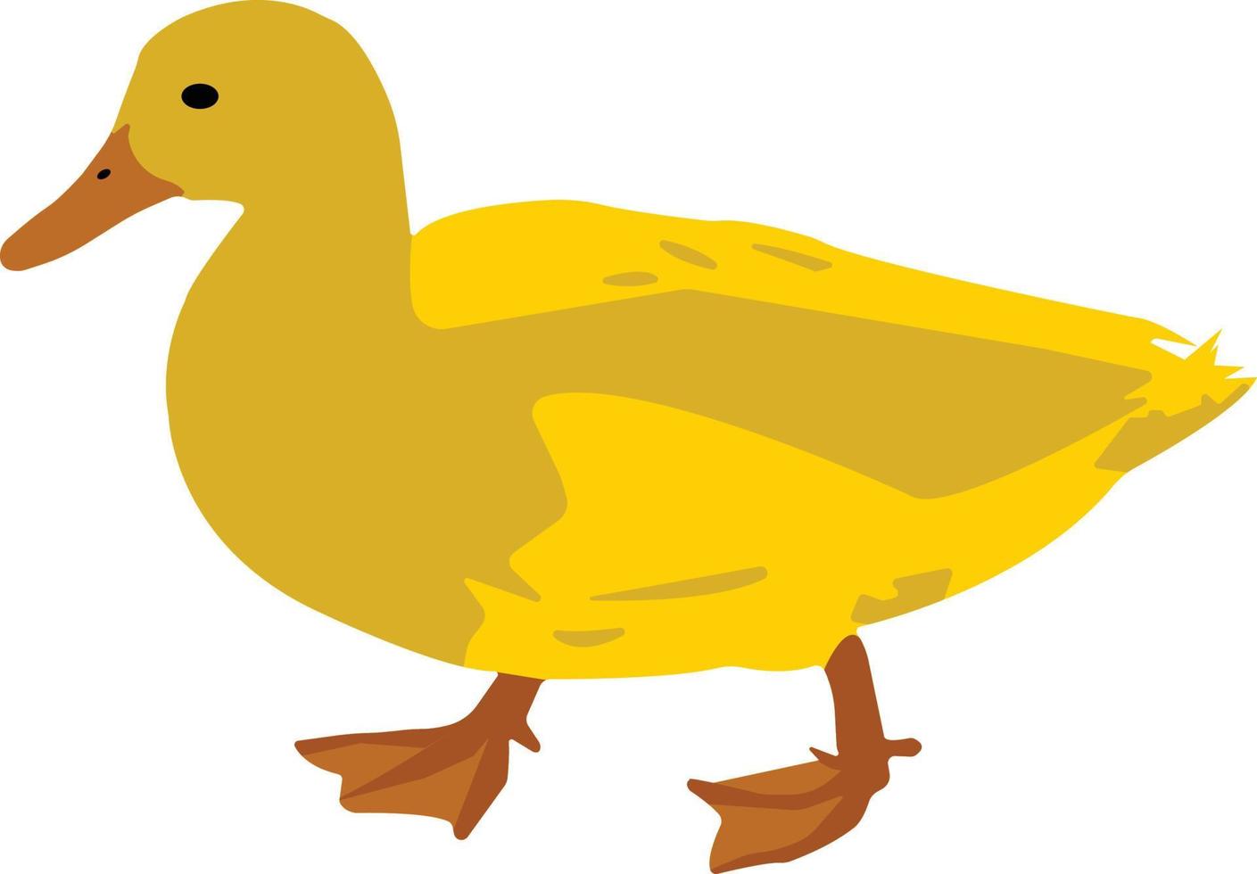 vector de pato amarillo