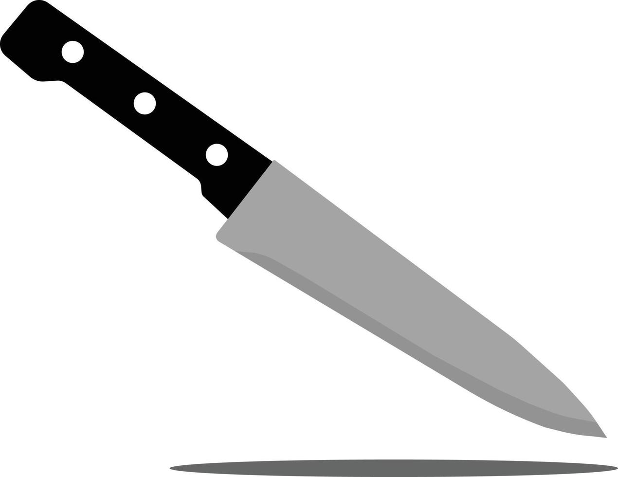 vector de cuchillo de cocina