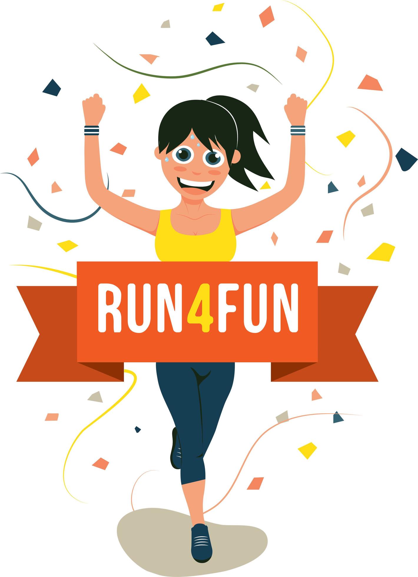 Woman marathon runner finishing getting over the finish line